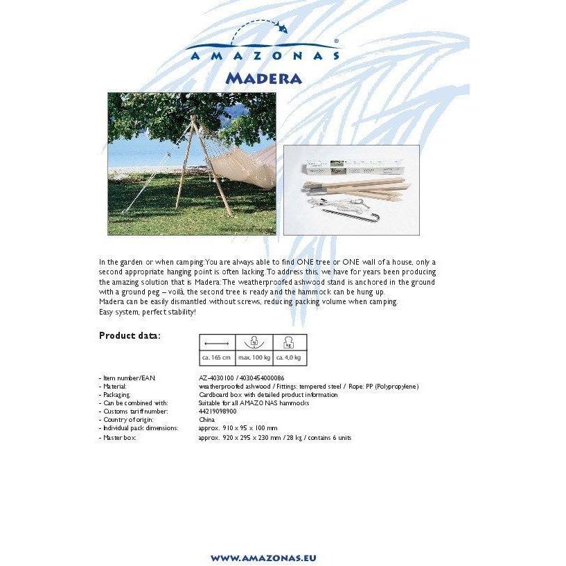 Amazonas - Madera Wooden Post Hammock Stand