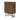 Pacific Lifestyle - Arte Dark Brown Acacia Wood and Black Metal 2 Door Bar Cabinet.