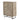 Pacific Lifestyle - Marca Sand Wash Acacia Wood and Black Metal 2 Door Bar Cabinet