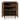 Pacific Lifestyle - Marca Sand Wash Acacia Wood and Black Metal 2 Door Bar Cabinet
