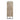 Pacific Lifestyle - Marca Sand Wash Acacia Wood and Black Metal 2 Door Bar Cabinet
