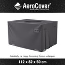 Aerocover - Firetable cover 112x82x50cm high