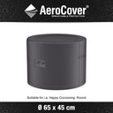 Aerocover - Firetable cover Round 65x45cm high