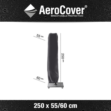 Aerocover - Free Arm Parasol cover 250 x 55/60