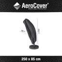 Aerocover - Free Arm Parasol cover 250 x 85cm