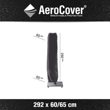 Aerocover - Free Arm Parasol cover 292 x 60/65cm