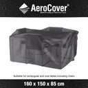 Aerocover - Garden Set cover 160 x 150 x 85cm high