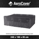 Aerocover - Garden Set cover 240 x 190 x 85cm high