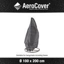 Aerocover - Hanging Chair cover Round 100x200cm high