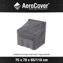 Aerocover - High Back Lounge Chair cover 75x78x110cm