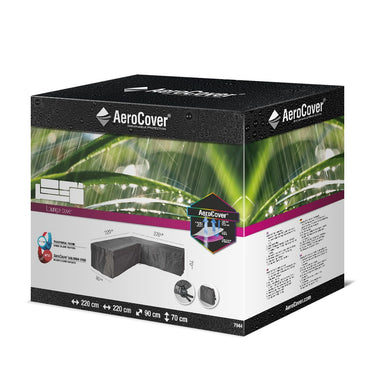 Aerocover - Outdoor Seating Set cover L-Shape 220 x 220 x 90 x 70