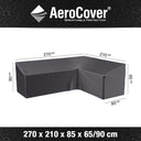 Aerocover - Outdoor Seating Set cover Long Left Cover 270x210x85x65x90cm