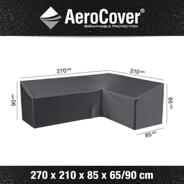 Aerocover - Outdoor Seating Set cover Long Left Cover 270x210x85x65x90cm
