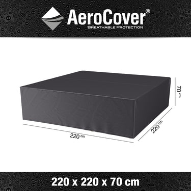 Aerocover - Outdoor Seating Set cover Square 220 x 70cm high