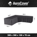 Aerocover - Outdoor Seating Set cover Trapeeze 300x300x100x70cm