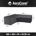 Aerocover - Outdoor Seating Set cover Trapeeze 300x300x90x65x90cm