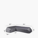 Aerocover - Platform Right Hand cover 325x255x90xH30/45/70cm high