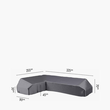 Aerocover - Platform Right Hand cover 325x255x90xH30/45/70cm high