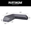 Aerocover - Platform cover 255x255x90xH30/45/70cm high