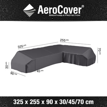 Aerocover - Platform cover Left Hand 325x255x90xH30/45/70cm high