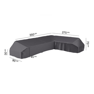 Aerocover - Platform cover Left Hand 350x275x90xH30/45/70cm high