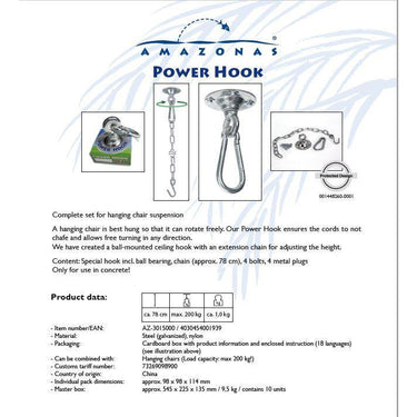 Amazonas - Power Hook Hammock Fixing
