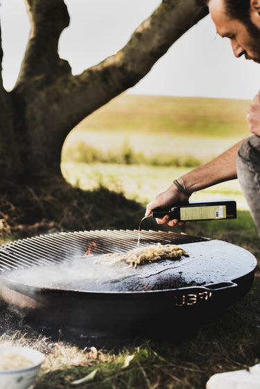 BonFeu - BonBowl. Corteen steel fire bowl. Outdoor cooking and fireplace.