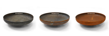 BonFeu - BonBowl. Corteen steel fire bowl. Outdoor cooking and fireplace.