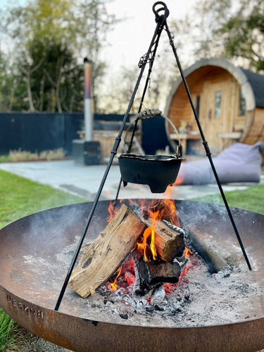 BonFeu - BonBowl. Corteen steel fire bowl. Outdoor cooking and fireplace.