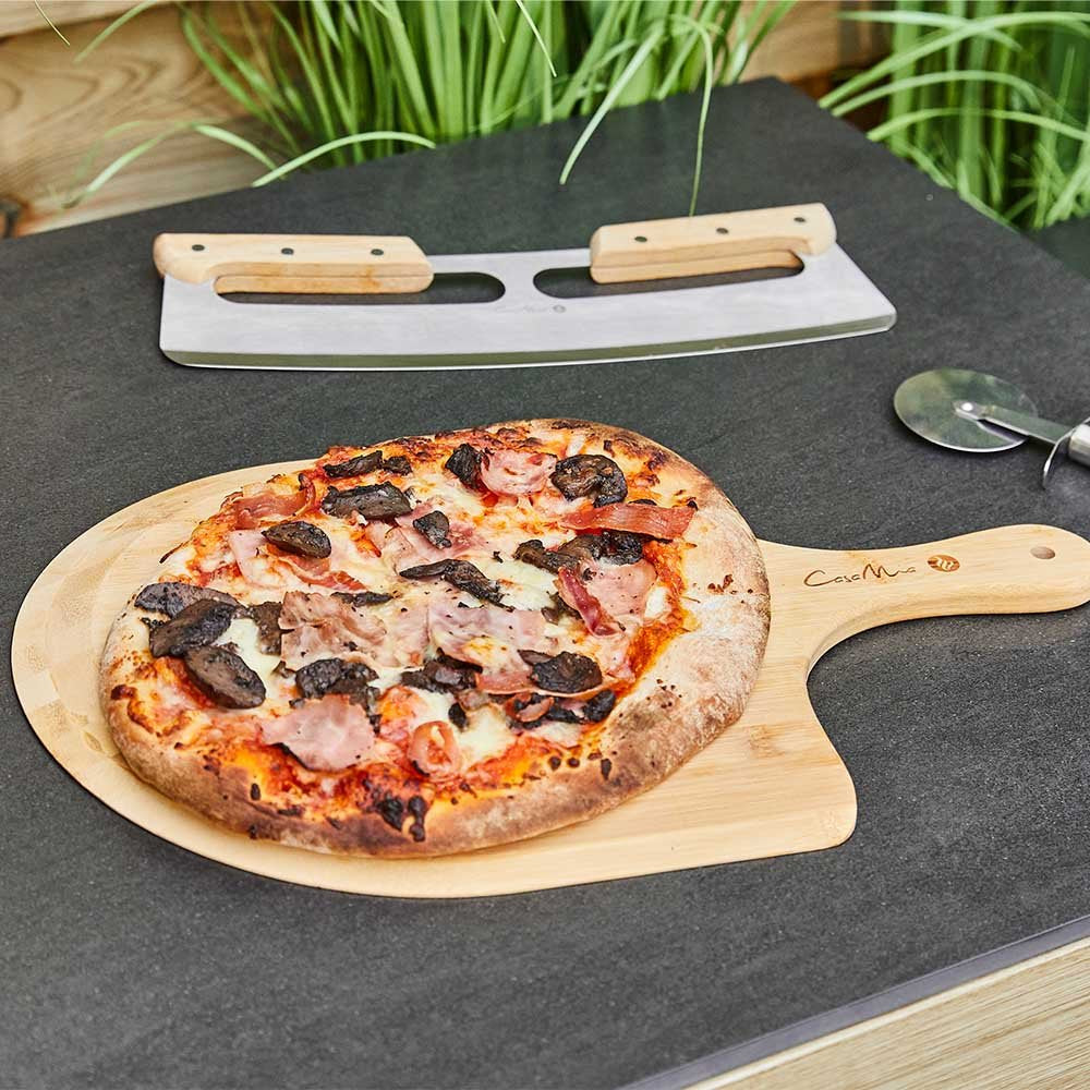 Casa Mia Bamboo Peel-Casa Mia accessories-Casa Mia-Our bamboo peel is the perfect tool to successfully insert and remove your pizza from our pizza ovens. Moisture resistant, Lightweight design, anti stick surface. To clean, wash with Warm Soapy Water.-decor trading