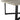 Decorium - Bala Cross Base Coffee Table