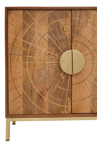 Estrella sideboard. Mango wood storage cabinet.