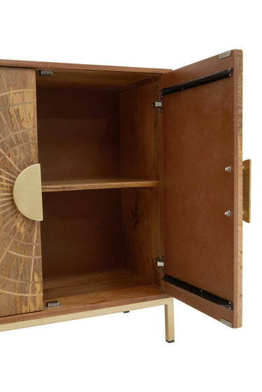Estrella sideboard. Mango wood storage cabinet.