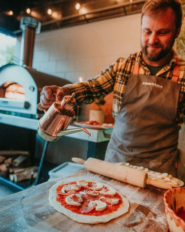 Fontana Forni - Capri Wood Pizza Oven with Trolley