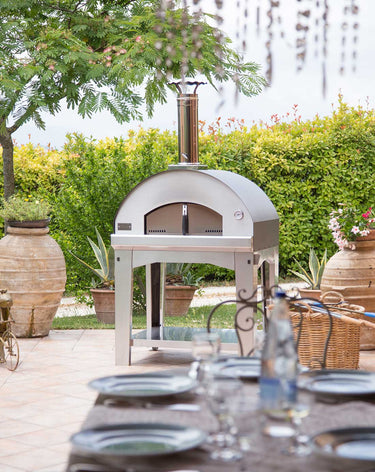 Fontana Forni - Mangiafuoco Wood Pizza Oven Including Trolley