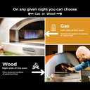 Fontana Forni - Marinara Dual Fuel Pizza Oven Including Trolley