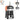Fontana Forni - Piero Gas & Wood Pizza Oven Including Trolley