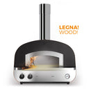 Fontana Forni - Piero Gas & Wood Pizza Oven Including Trolley
