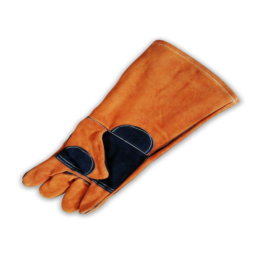 Fontana Leather Gloves-Pizza oven accessories-Fontana Forni-The Leather Glove provides optimal protection against temperatures up to 250 degrees celsius. The leather/suede coating improves grip to always have everything at your fingertips and is extremely comfortable to wear. The glove has been designed with a long cuff to protect your forearms.-decor trading