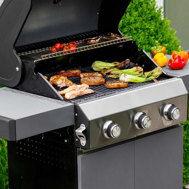 Grillstream - Classic 3 Burner Hybrid - Matt Grey