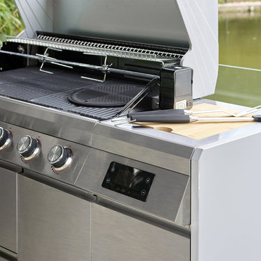 Grillstream - Island 6 Burner Hybrid - Stainless Steel
