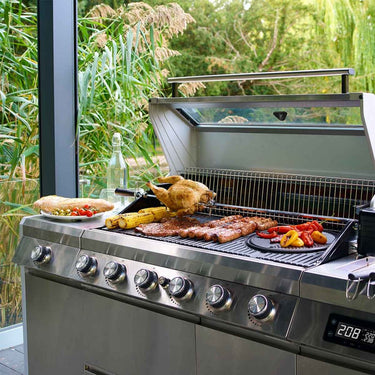 Grillstream - Island 6 Burner Hybrid - Stainless Steel