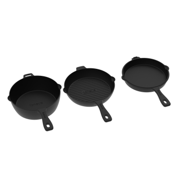 Igneus - 3 Part Cast Iron Pan Set