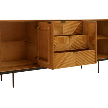 Jamila Sideboard. Abstract pattern design cabinet.