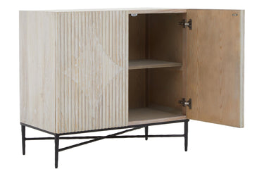 Kanti Sideboard. Elm wood cabinet.