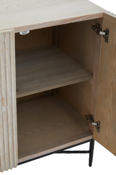 Kanti Sideboard. Elm wood cabinet.