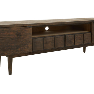 Lucia oak media unit.
