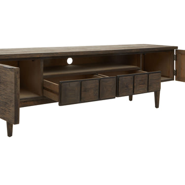 Lucia oak media unit.