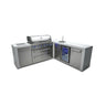 Mont Alpi - Outdoor kitchen. Deluxe 6 burner 90 degree island, with beverage center.