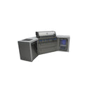 Mont Alpi - Outdoor kitchen. Deluxe 6 burner island with 45 degree corners and a fridge.